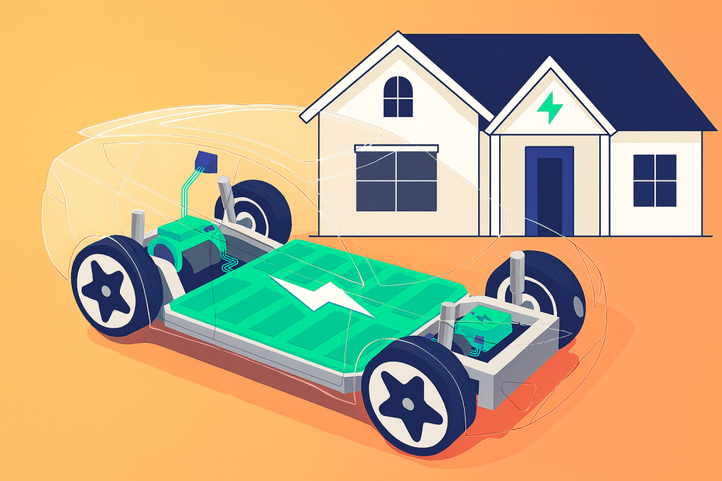 Your Electric car could be a Home Battery